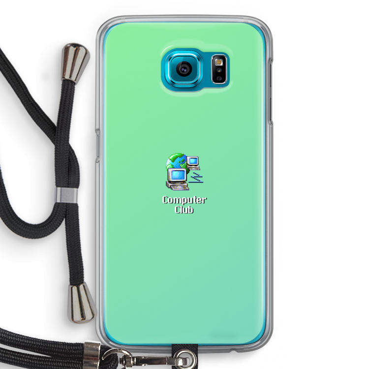Win98: Samsung Galaxy S6 Transparant Hoesje met koord