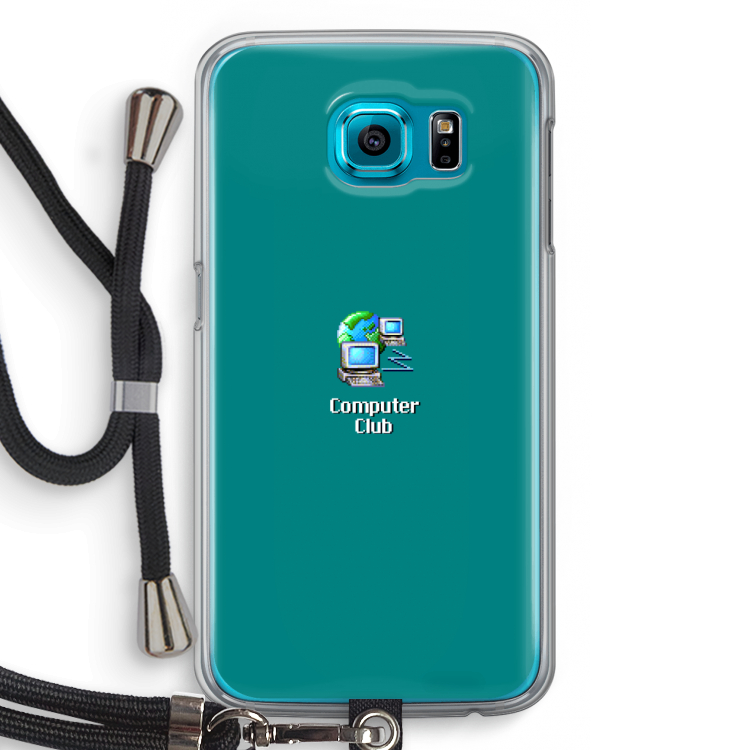 Win98: Samsung Galaxy S6 Transparant Hoesje met koord