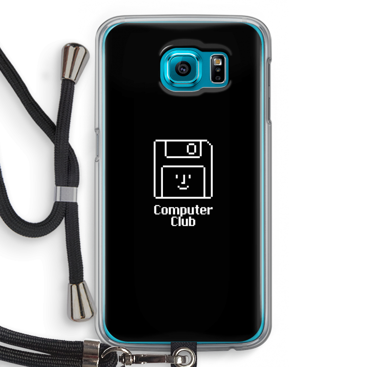 Hello: Samsung Galaxy S6 Transparant Hoesje met koord