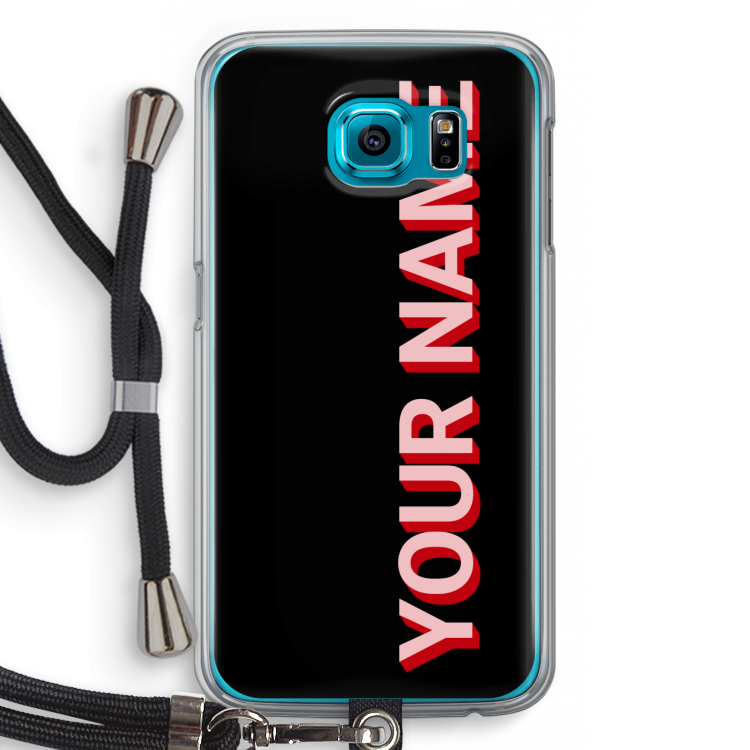 Namecase: Samsung Galaxy S6 Transparant Hoesje met koord