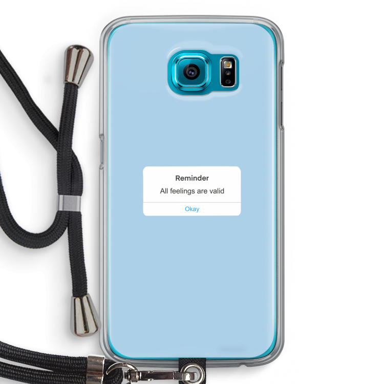 Reminder: Samsung Galaxy S6 Transparant Hoesje met koord