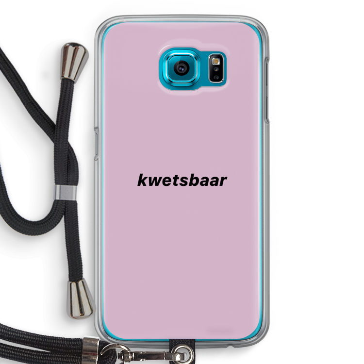 kwetsbaar: Samsung Galaxy S6 Transparant Hoesje met koord