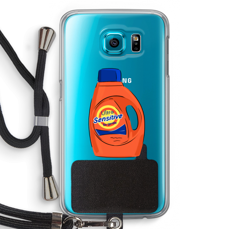 Ultra Sensitive: Samsung Galaxy S6 Transparant Hoesje met koord