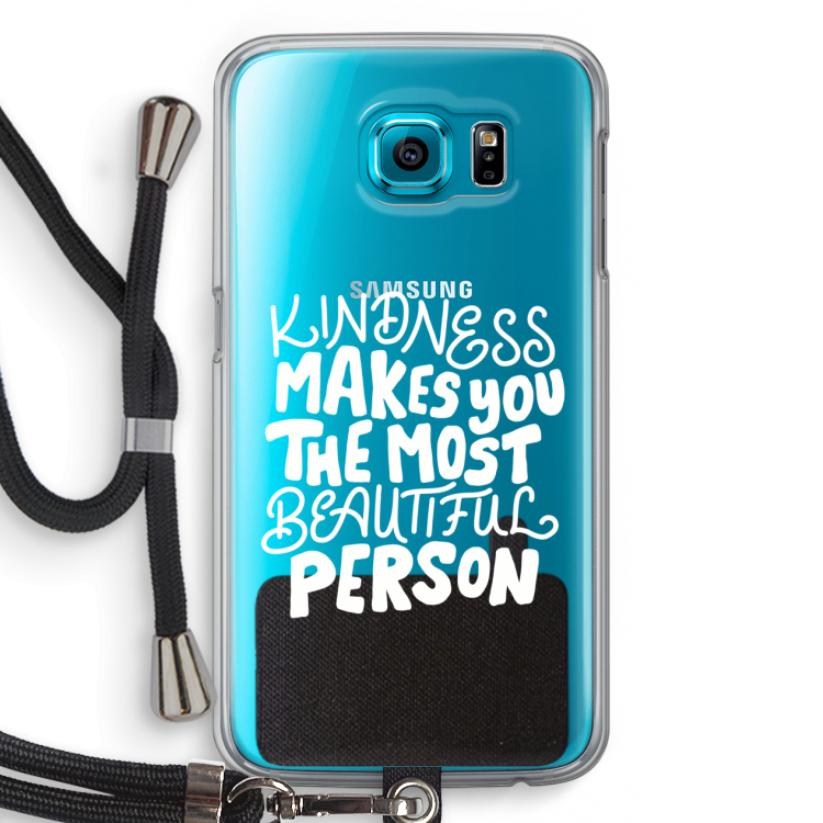 The prettiest: Samsung Galaxy S6 Transparant Hoesje met koord