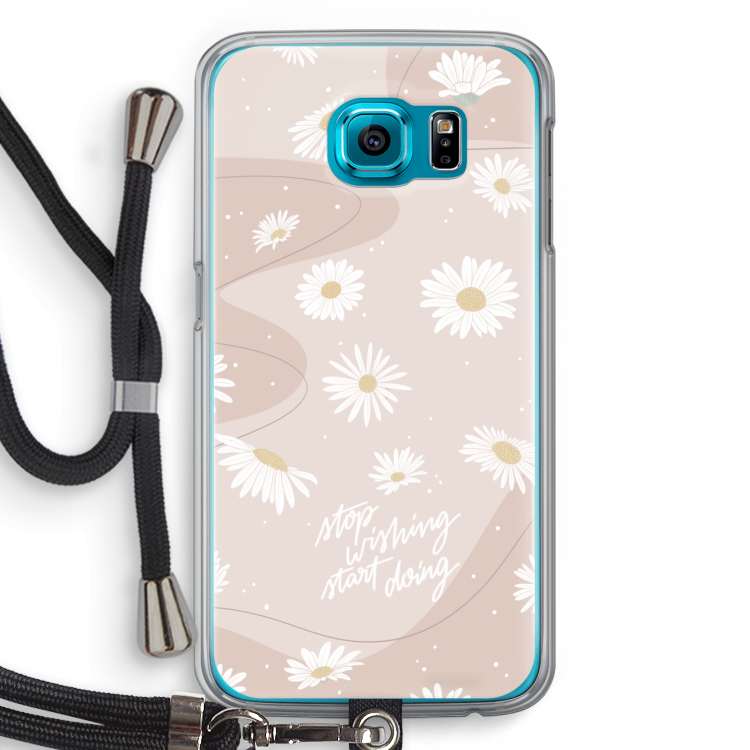 Daydreaming becomes reality: Samsung Galaxy S6 Transparant Hoesje met koord
