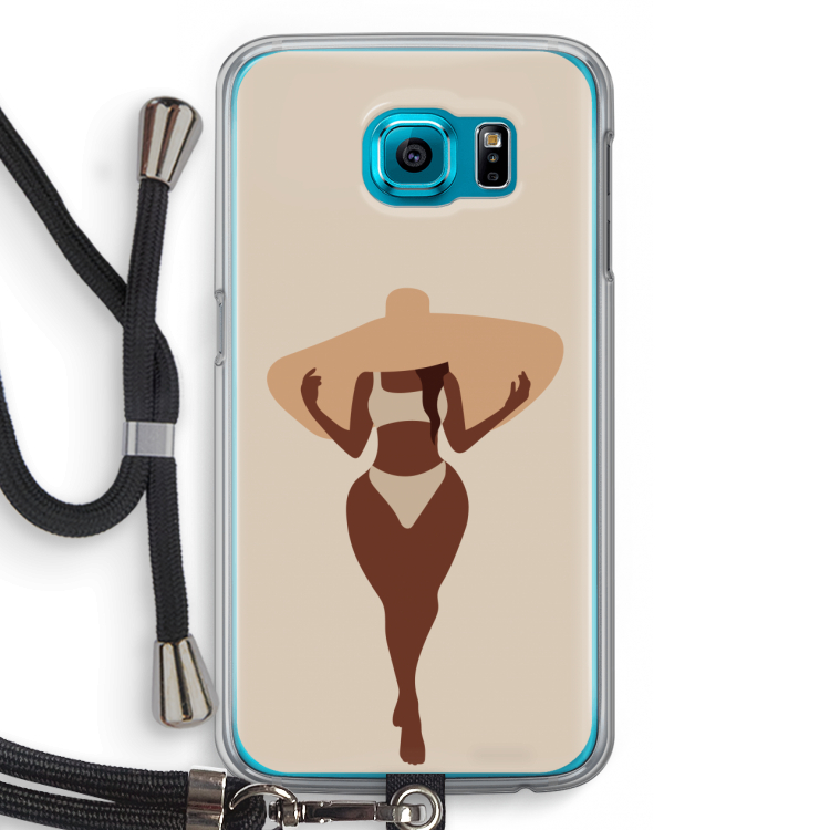 Let's get salty: Samsung Galaxy S6 Transparant Hoesje met koord