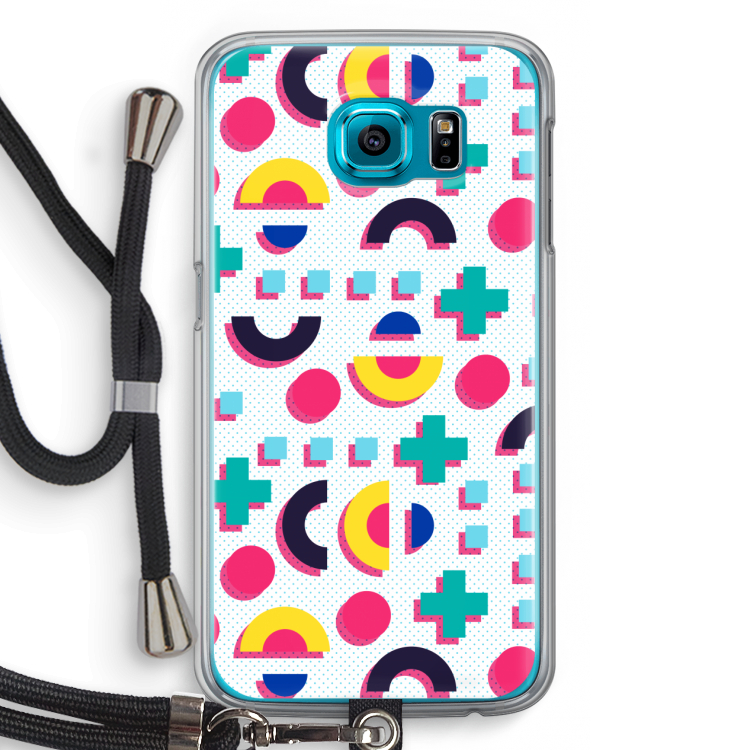 8-bit N°2: Samsung Galaxy S6 Transparant Hoesje met koord
