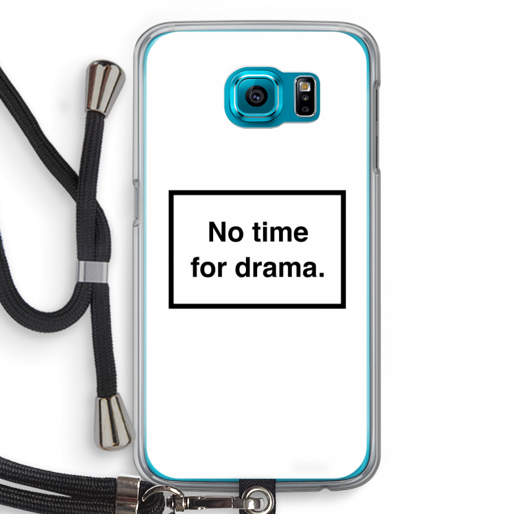 No drama: Samsung Galaxy S6 Transparant Hoesje met koord