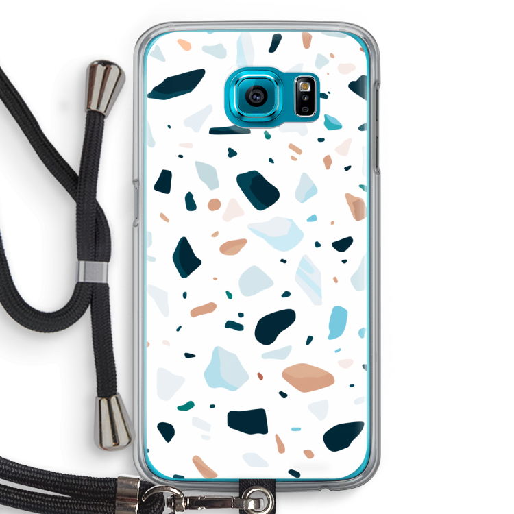 Terrazzo N°13: Samsung Galaxy S6 Transparant Hoesje met koord