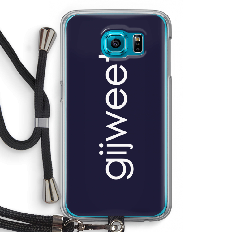 Gijweet: Samsung Galaxy S6 Transparant Hoesje met koord
