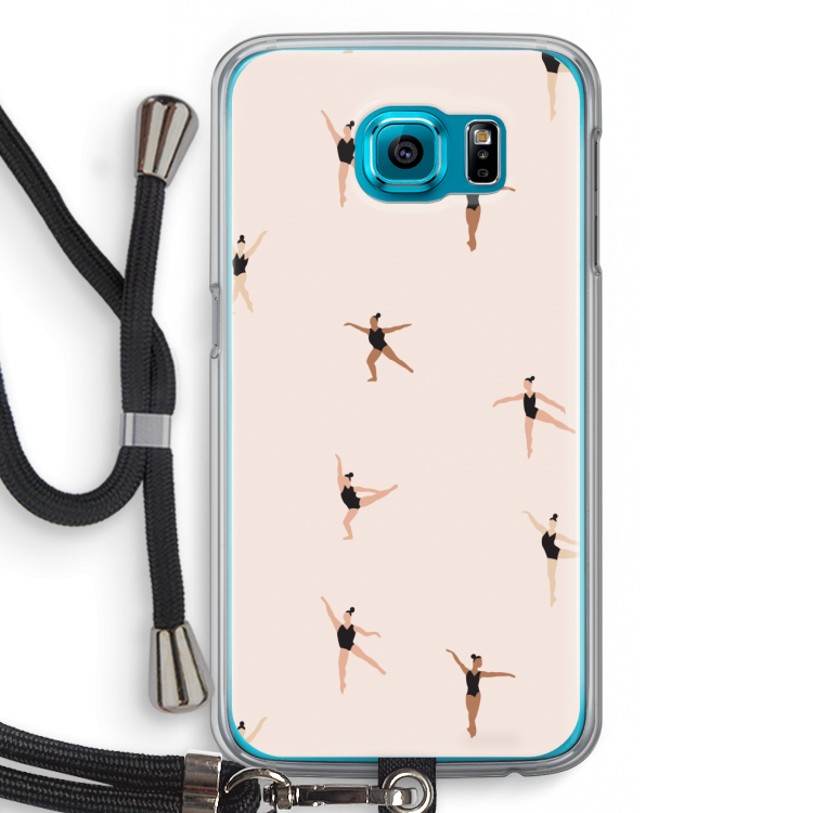 Dancing #1: Samsung Galaxy S6 Transparant Hoesje met koord