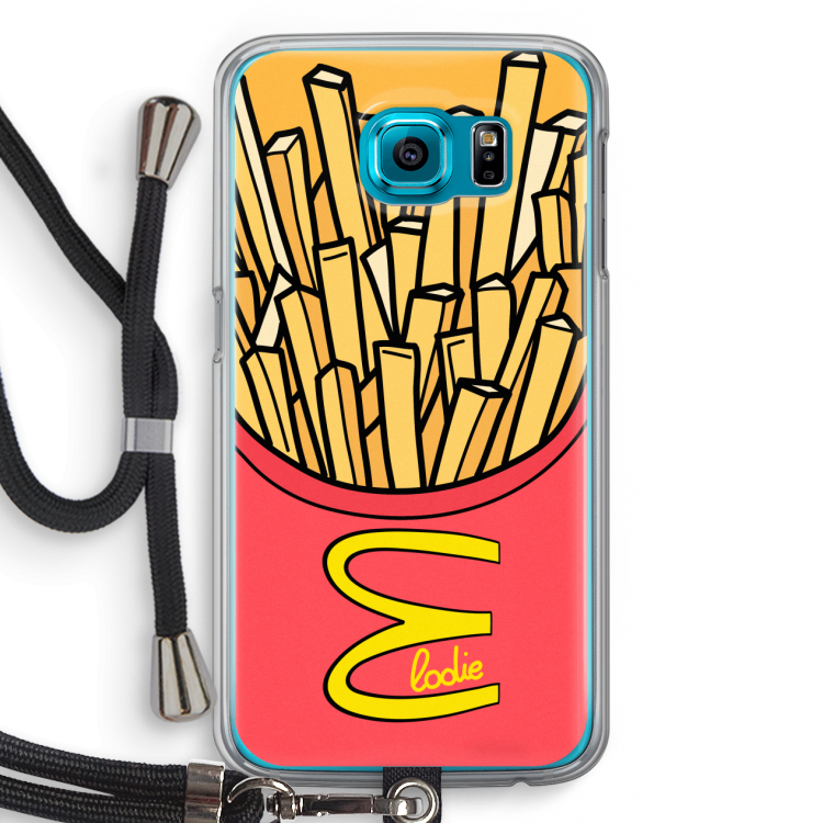 McElodie: Samsung Galaxy S6 Transparant Hoesje met koord