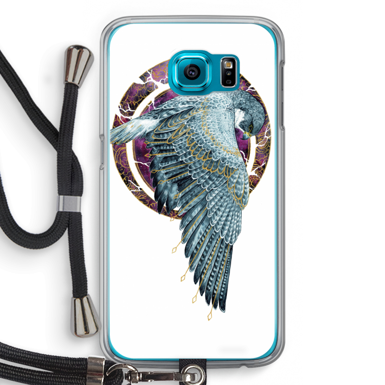 Golden Falcon: Samsung Galaxy S6 Transparant Hoesje met koord