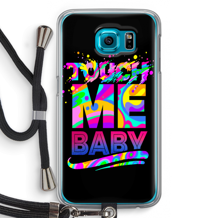 Touch Me: Samsung Galaxy S6 Transparant Hoesje met koord