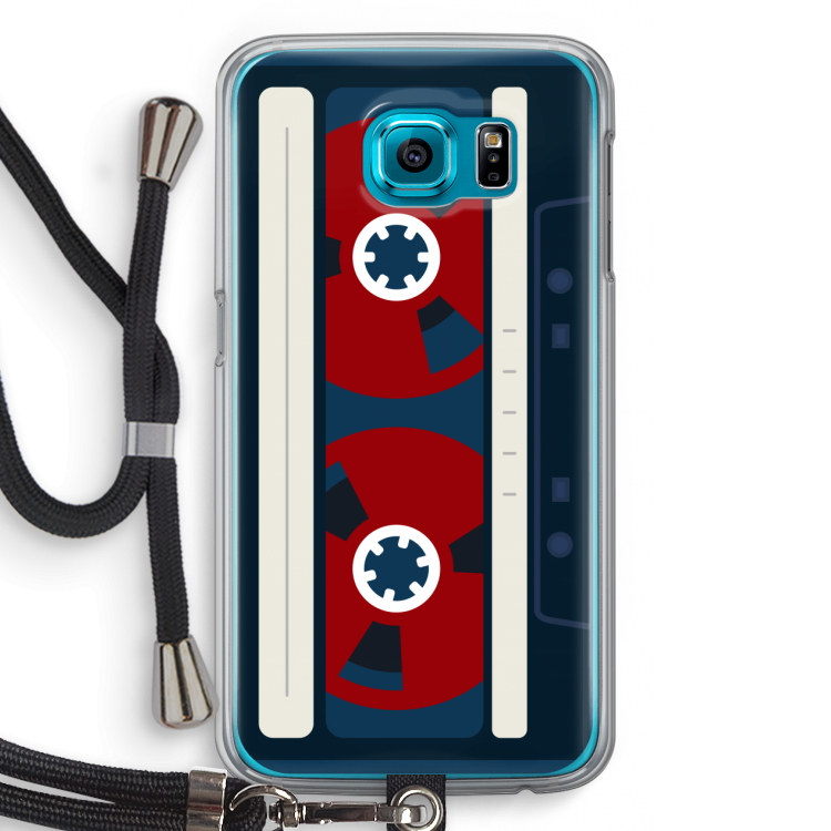 Here's your tape: Samsung Galaxy S6 Transparant Hoesje met koord