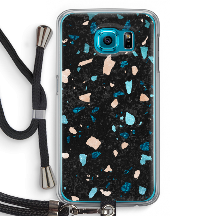 Terrazzo N°11: Samsung Galaxy S6 Transparant Hoesje met koord