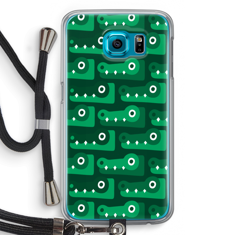 Crocs: Samsung Galaxy S6 Transparant Hoesje met koord