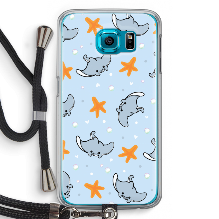 Manta: Samsung Galaxy S6 Transparant Hoesje met koord