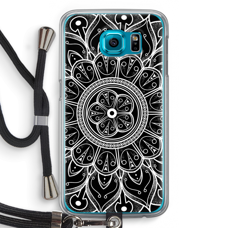 Roses Are Red: Samsung Galaxy S6 Transparant Hoesje met koord