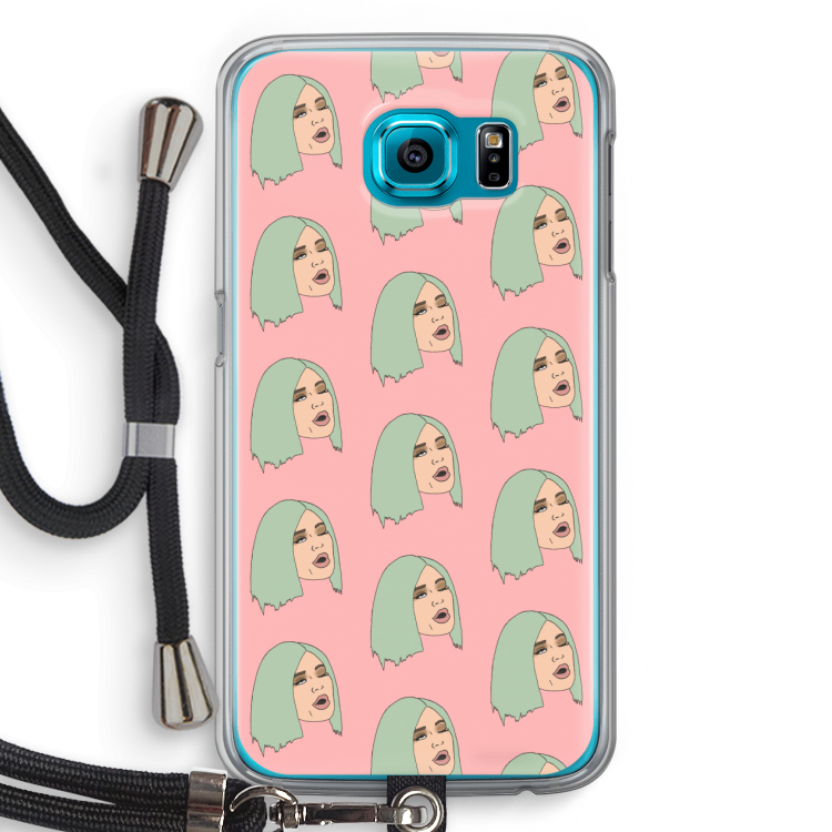 King Kylie: Samsung Galaxy S6 Transparant Hoesje met koord