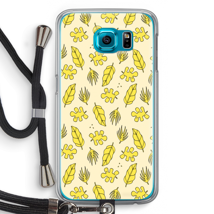 Herfst: Samsung Galaxy S6 Transparant Hoesje met koord