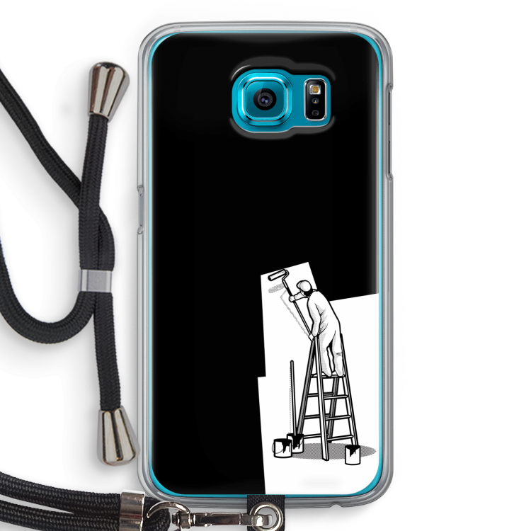 Musketon Painter: Samsung Galaxy S6 Transparant Hoesje met koord