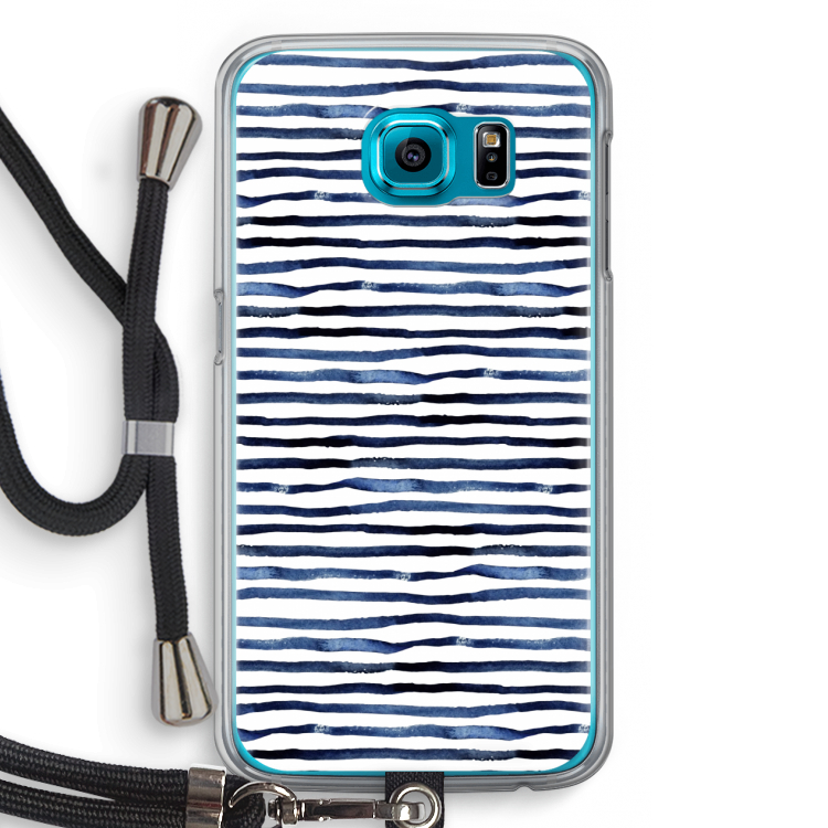 Verrassende lijnen: Samsung Galaxy S6 Transparant Hoesje met koord