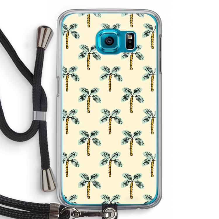 Paradise: Samsung Galaxy S6 Transparant Hoesje met koord