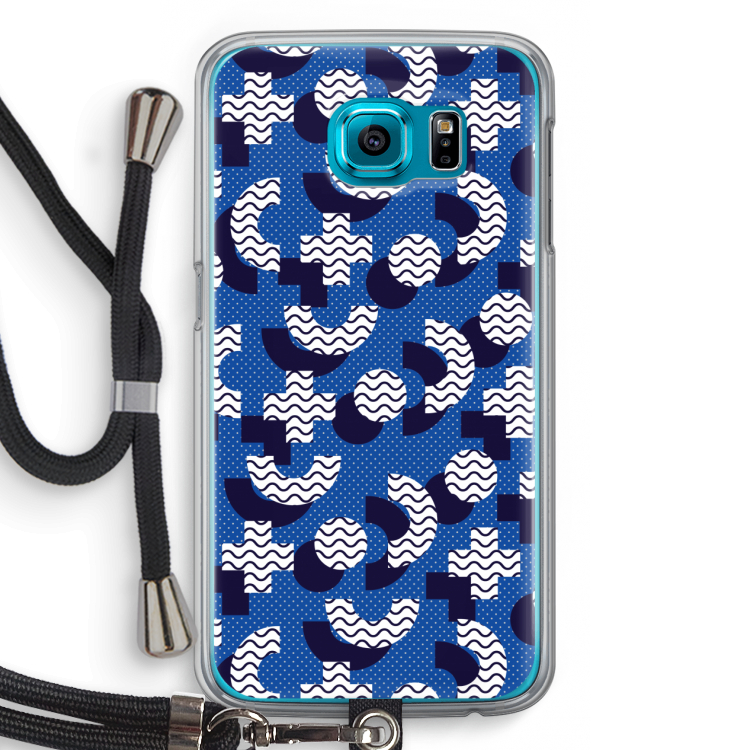 8-bit N°5: Samsung Galaxy S6 Transparant Hoesje met koord