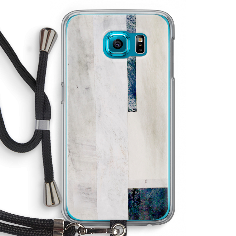 Meet you there: Samsung Galaxy S6 Transparant Hoesje met koord