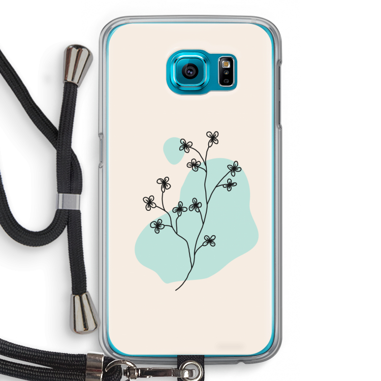 Love your petals: Samsung Galaxy S6 Transparant Hoesje met koord