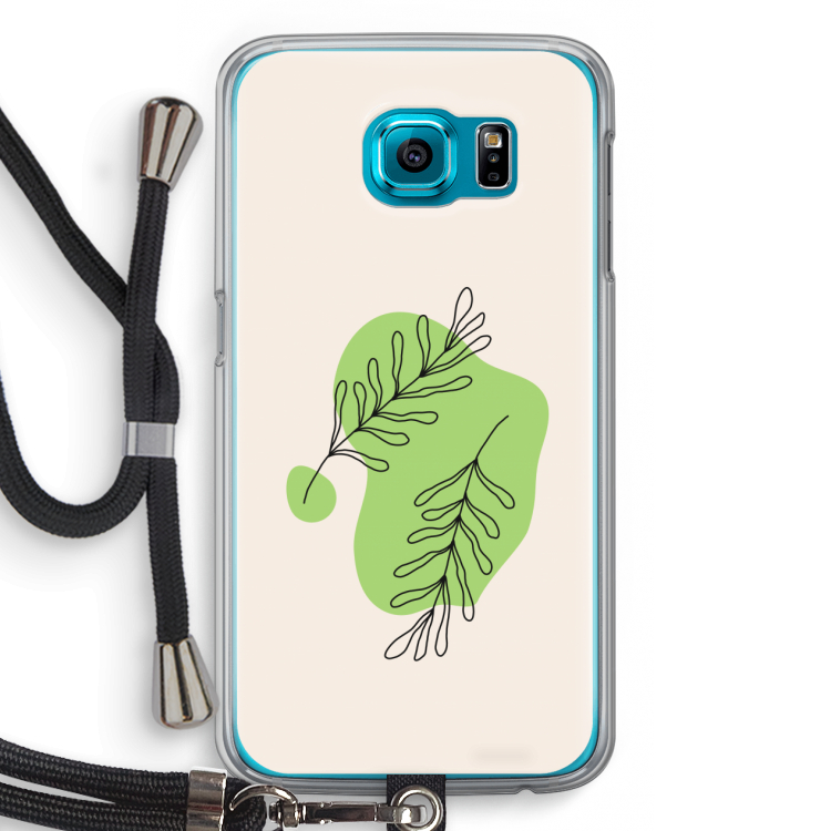 Beleaf in you: Samsung Galaxy S6 Transparant Hoesje met koord