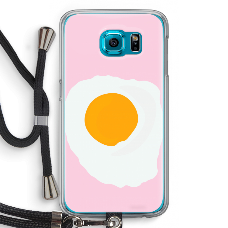 Sunny side up: Samsung Galaxy S6 Transparant Hoesje met koord