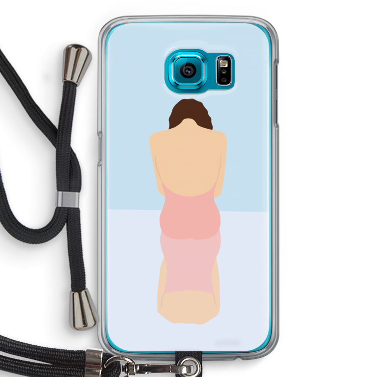 Mirror: Samsung Galaxy S6 Transparant Hoesje met koord
