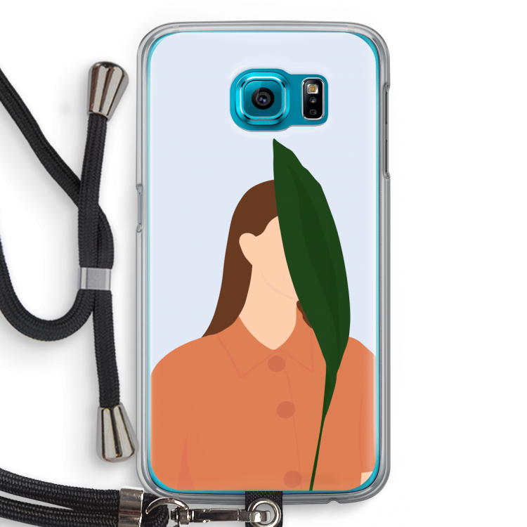Leaf: Samsung Galaxy S6 Transparant Hoesje met koord