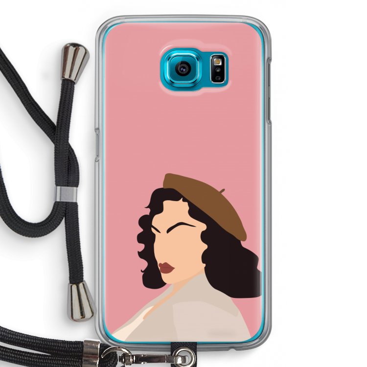 Confidence: Samsung Galaxy S6 Transparant Hoesje met koord