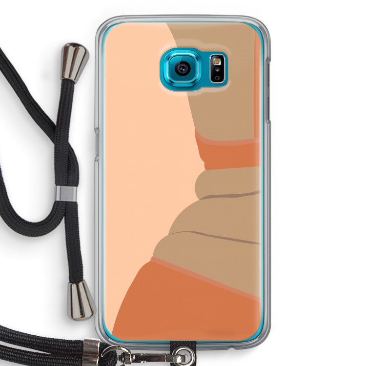 Bikini: Samsung Galaxy S6 Transparant Hoesje met koord