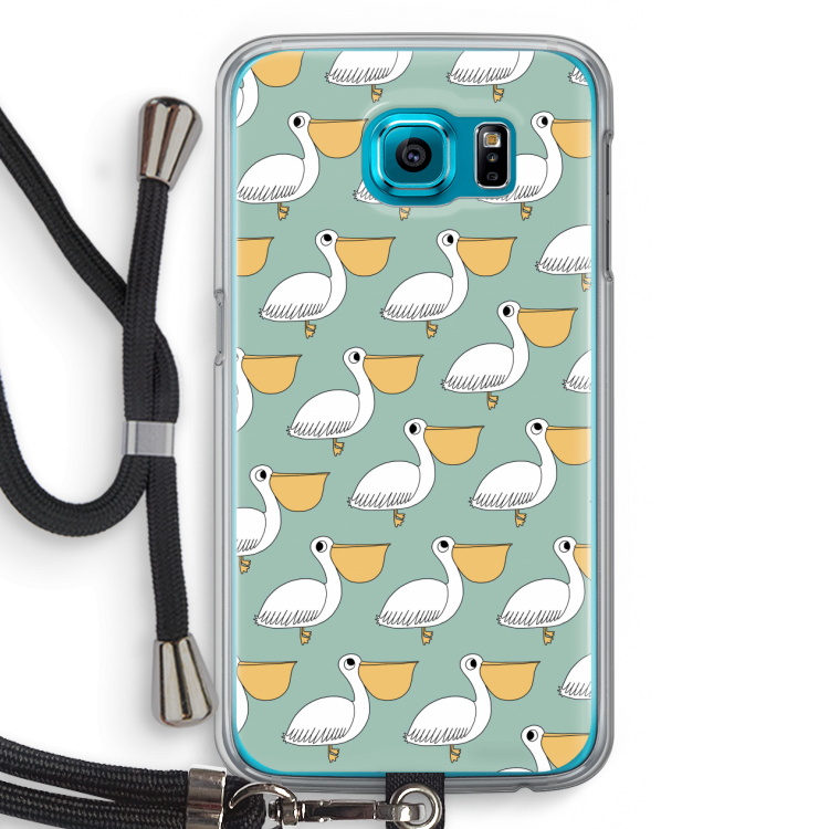 Pelican: Samsung Galaxy S6 Transparant Hoesje met koord