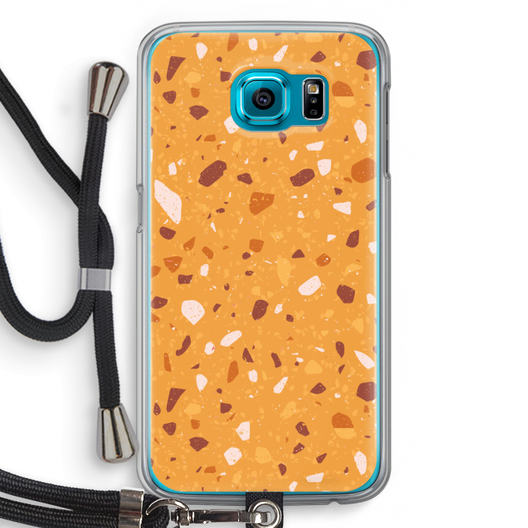 Terrazzo N°24: Samsung Galaxy S6 Transparant Hoesje met koord