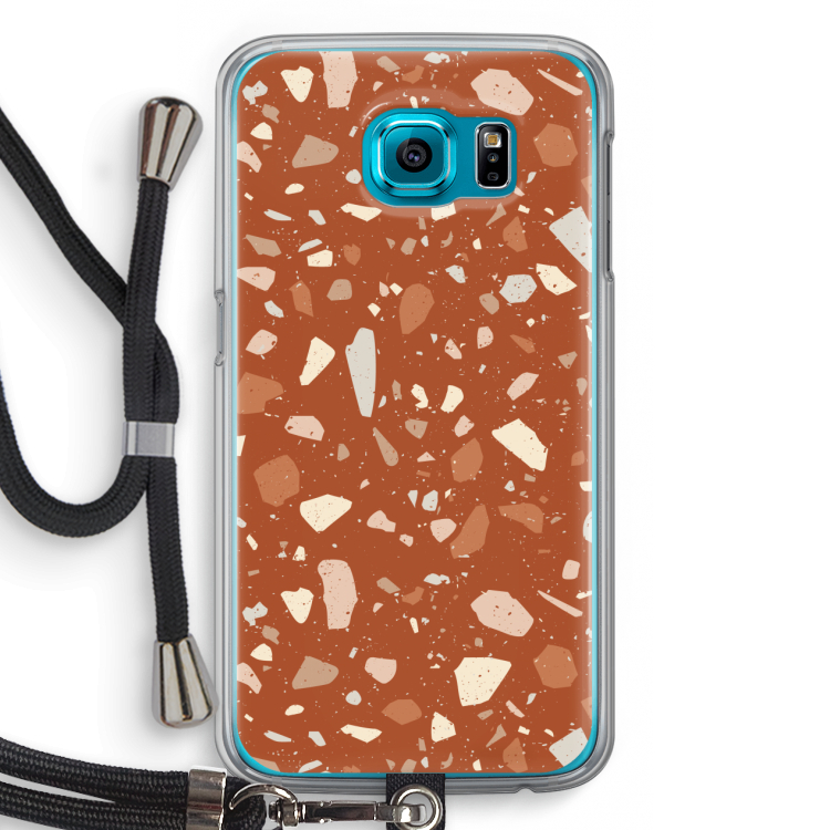 Terrazzo N°22: Samsung Galaxy S6 Transparant Hoesje met koord