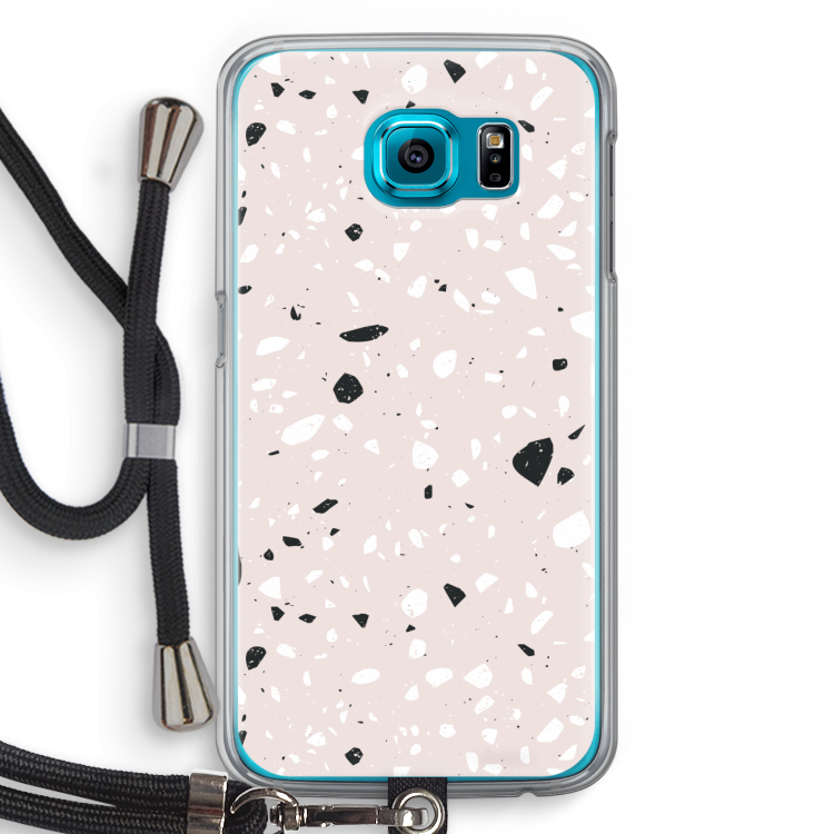Terrazzo N°20: Samsung Galaxy S6 Transparant Hoesje met koord