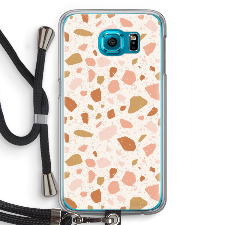 Terrazzo N°18: Samsung Galaxy S6 Transparant Hoesje met koord