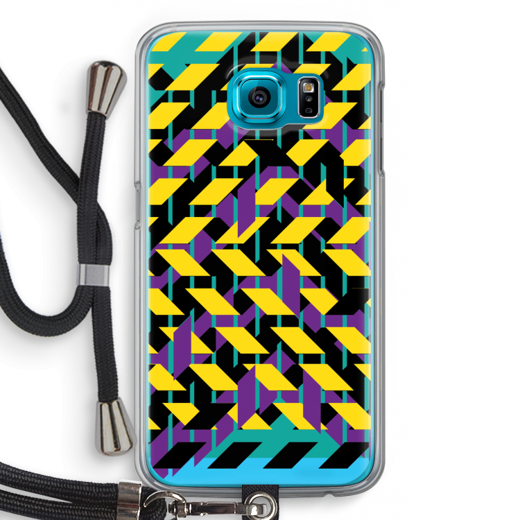 Skew Bee 3: Samsung Galaxy S6 Transparant Hoesje met koord