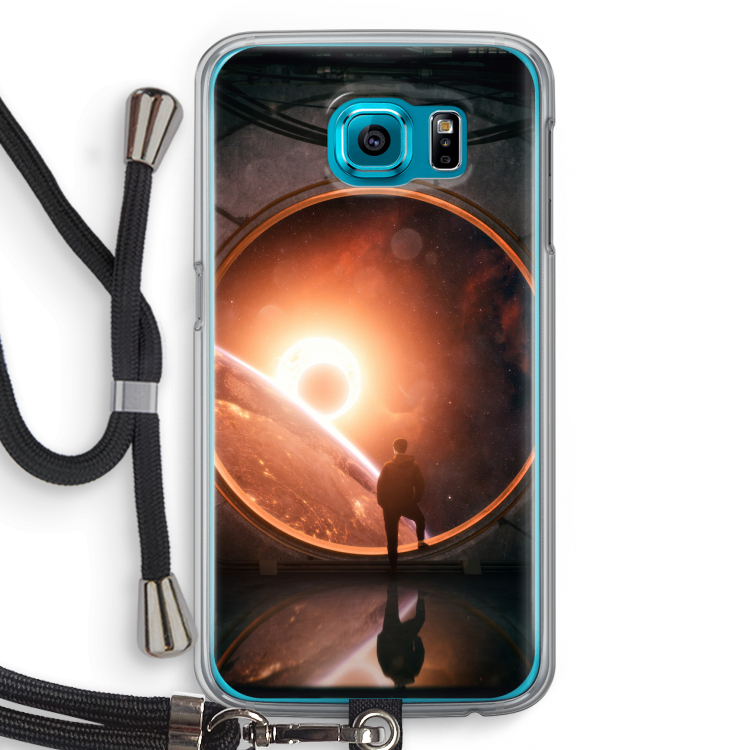 Ephemeral: Samsung Galaxy S6 Transparant Hoesje met koord