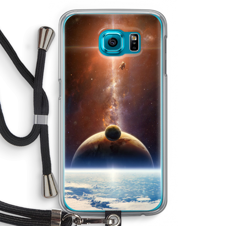 Omicron 2019: Samsung Galaxy S6 Transparant Hoesje met koord