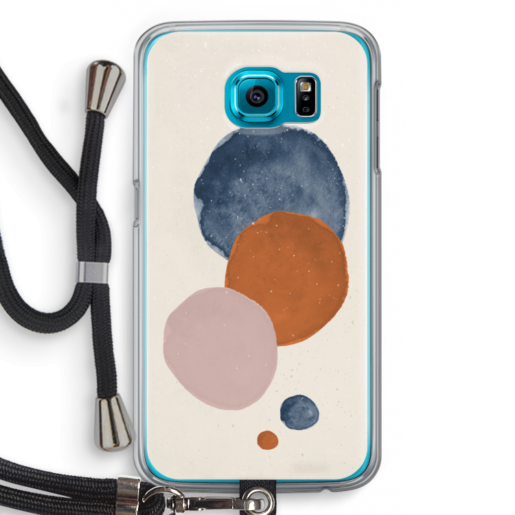 Geo #4: Samsung Galaxy S6 Transparant Hoesje met koord