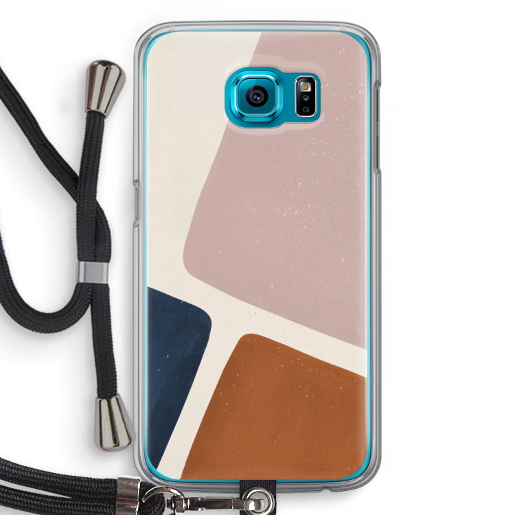 Geo #2: Samsung Galaxy S6 Transparant Hoesje met koord