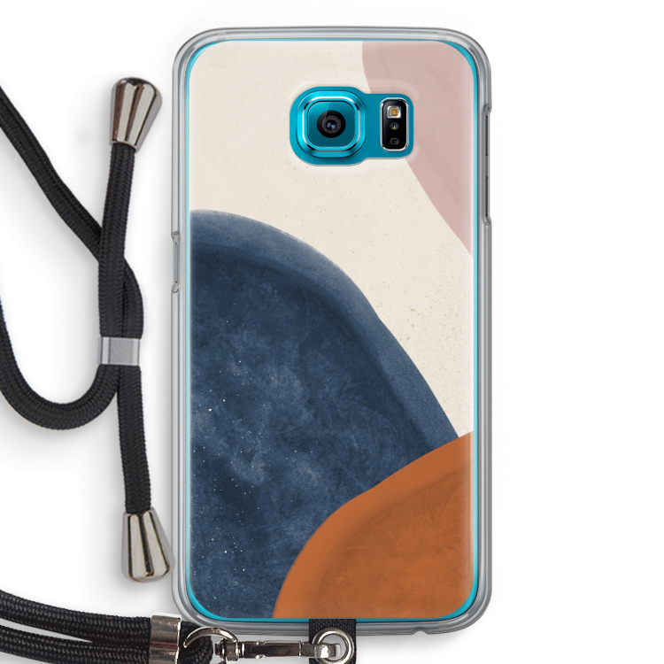 Geo #1: Samsung Galaxy S6 Transparant Hoesje met koord