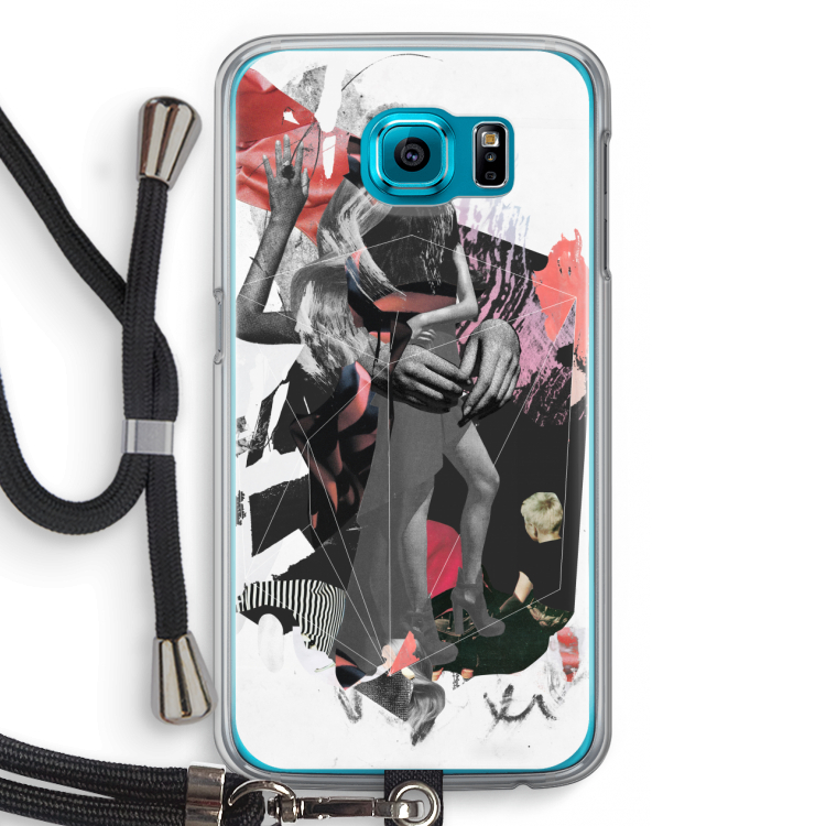 Dissimulation du réel: Samsung Galaxy S6 Transparant Hoesje met koord