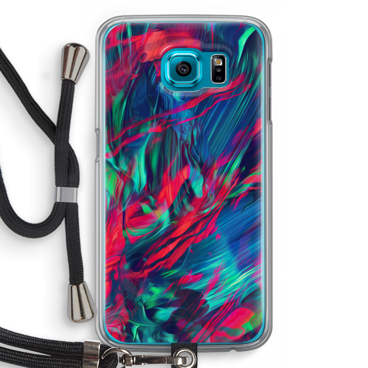 Pilgrims Of The Sea: Samsung Galaxy S6 Transparant Hoesje met koord